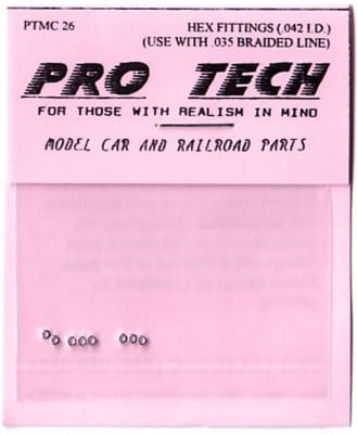 Pro Tech Hex Fittings for .035 Braided Line