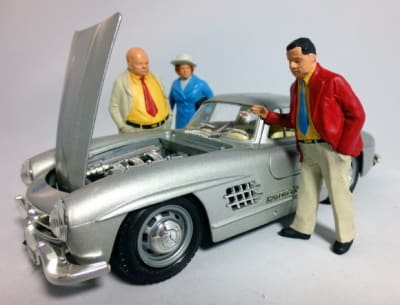 Preiser pre-painted figures (set of 3) (1/22) (fs)