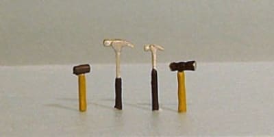 Tool Set Hammers (4pcs) (1/25) (fs)
