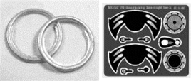 2 Custom Steering Wheels with 3-D Printed Rims: Boomerang"Boomerang" style
