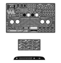1960 Ford Starliner Detailing Set for AMT kits, includes dash guages