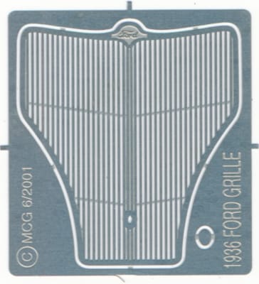1936 Ford Grille for 1/25 AMT kits