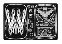 1932 Ford Flamed Grille Detail set for 1/25 Revell kits