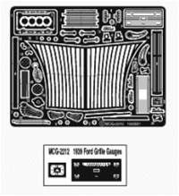 1939 Ford Grille Detailing set for AMT kits