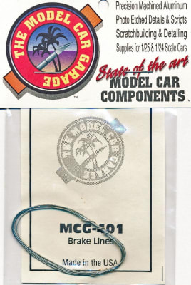 Brake Lines (nickle plated will do 3-4 cars)