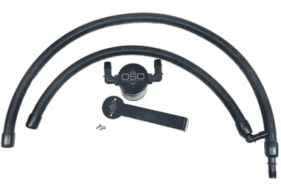 J&L Oil Catch Can 2009-2018 and a 2019+ Ram 1500 Classic 5.7L - Black Anodized