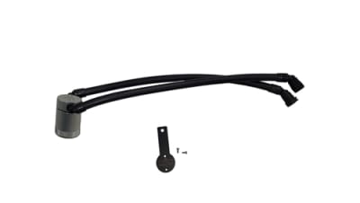 J&L Oil Catch Can 2025 Ram 1500 3.0L Hurricane Clear Anodized Satin Finish