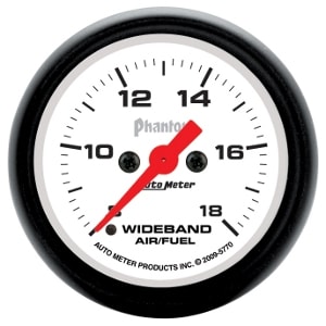 Auto Meter Phantom Analog Wideband Air/Fuel Ratio Gauge