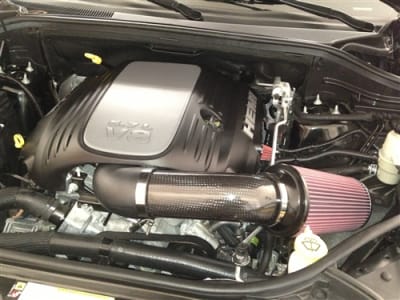 LegMaker Carbon Fiber Cold Air Intake 2011-2014 Jeep Grand Cherokee and Dodge Durango 5.7L Hemi