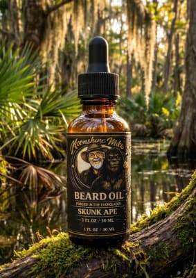 Skunk Ape Beard Oil is a bold, one-of-a-kind blend featuring rich black cypress, balanced with subtle floral and bright citrus aromas. Designed to soften beards, hydrate skin, and tame itch, this rugged scent stands apart from ordinary beard oils and keep