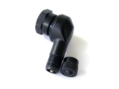 Stem-90 Degree Low Profile Valve Stem - 10mm - BLACK
