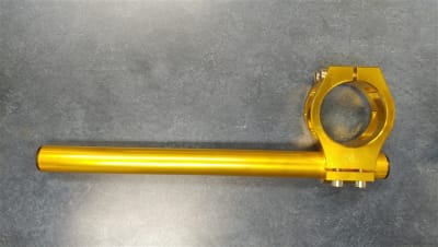 Aluminum CLIP ON 51MM Gold Aprilia Kawasaki