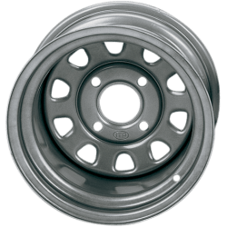 ITP Wheel Delta 12X7 2+5 4/110 Rear Silver