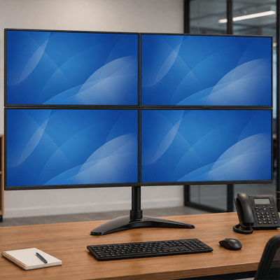 Monitor Stand for 4 monitors up to 27 inch