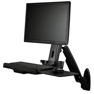 Wall Mount  Sit Stand Workstation