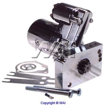 Chrome Hitachi Race Car Mini Starter