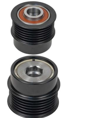 206-48003 NEW CHRYSLER 6 GROOVE DECOUPLER PULLEY for Mitsubishi Alternators on Chrysler, Dodge & Jeep Applications