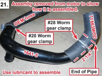 71863MOD Radiator Hose for Promaster Kit (A2-0070)
