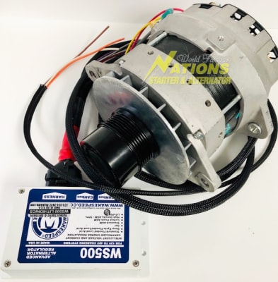 Nations 55XP-WS500 Series Heavy Duty 24 Volt 275 Amp Brushless Alternator