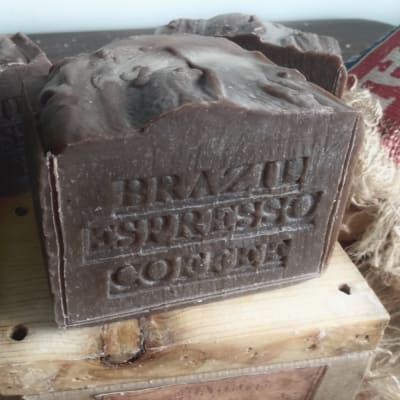 Aged Limited Edition Handcrafted  Large Brazilian Espresso Coffee Soap