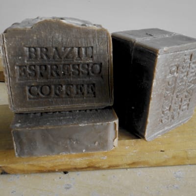 Natural Artisan Handmade Bar Soap  Brazilian Coffee Espresso Soap Hint of Vanilla