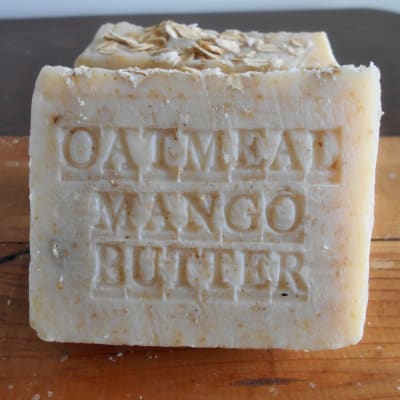 Natural Ground Fresh Organic Oatmeal Soap with Mango Butter