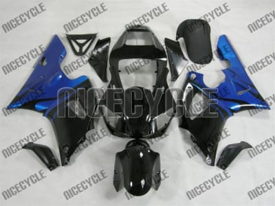 Yamaha YZF-R1 Plasma Blue Flame Fairings