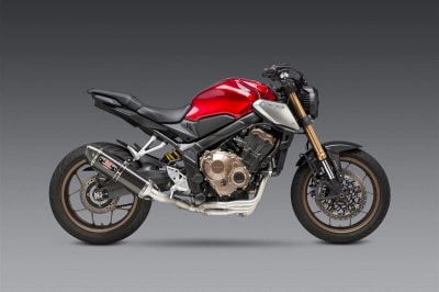 Yoshimura Honda CBR650R (19-23) Race R-77 Stainless Full Exhaust, w/ Carbon Fiber Muffler