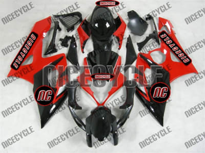 Suzuki GSX-R 1000 Red/Black OEM Style Fairings