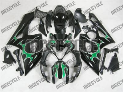 Suzuki GSX-R 1000 Mint Green Tribal Fairings