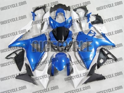 Suzuki GSX-R 1000 Plasma Blue/White Fairings