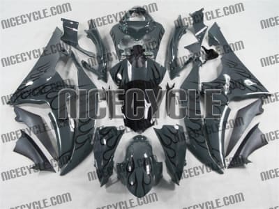 Yamaha YZF-R6 Charcoal Flame Fairings