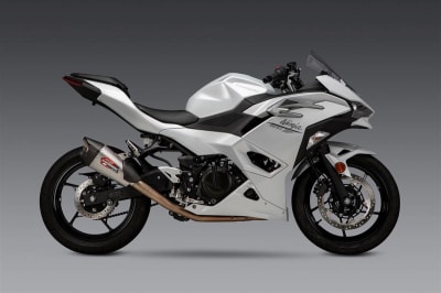 Yoshimura Kawasaki Z500 Race AT2 Stainless Full Exhaust, w/ Stainless Muffler