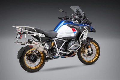 Yoshimura BMW R1200GS (13-22) R-77 Stainless Slip-On Exhaust, w/ Stainless Muffler
