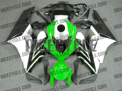 Honda CBR 1000RR White/Green OEM Style Fairings