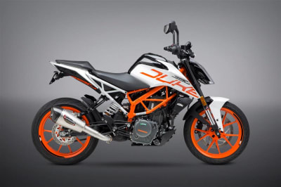 Yoshimura KTM 390 Duke (17-20) ALPHA T Stainless Slip-On Exhaust, w/ Stainless Muffler