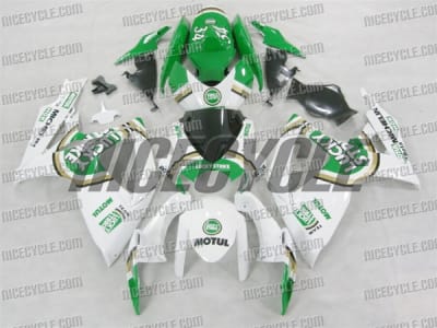 Lucky Strike Green Suzuki GSX-R 600 750 Fairings