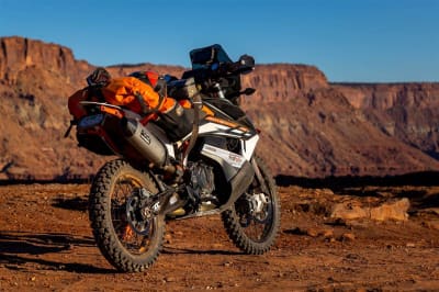 Yoshimura KTM 790 Adventure (19-23) RS-4 Stainless Slip-On Exhaust, w/ Stainless Muffler