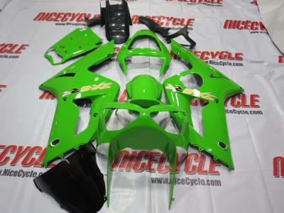 Kawasaki ZX6R Green Fairings