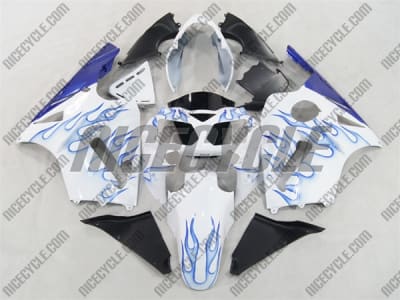 Kawasaki ZX12R Blue Flame/White Fairings