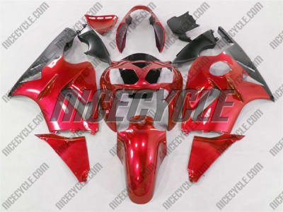 Kawasaki ZX12R Metallic Red Fairings