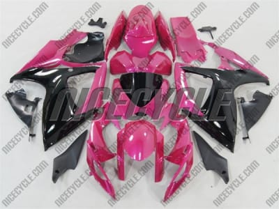 Metallic Pink Suzuki GSX-R 600 750 Fairings