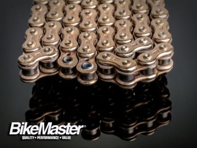 BikeMaster BMZR 530 Motorcycle Chain 120 Links Sportbike Gold (1949014)