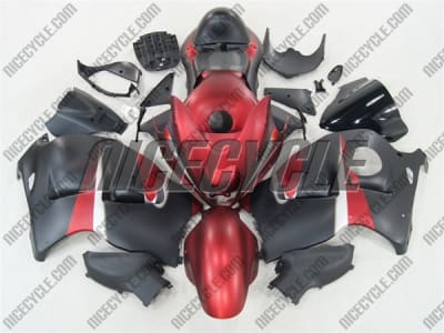 Suzuki GSX-R 1300 Hayabusa Matte Red/Black Fairings
