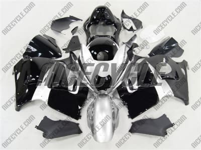 Suzuki GSX-R 1300 Hayabusa Black/Silver Fairings