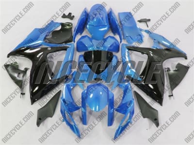 Metallic Blue Suzuki GSX-R 600 750 Fairings