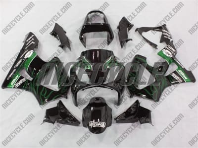 Green Flame Race Honda CBR929RR Motorcycle Fairings