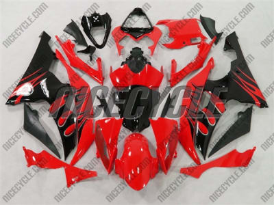Yamaha YZF-R6 Burning Red Fairings