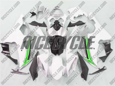 Yamaha YZF-R6 White/Green Fairings