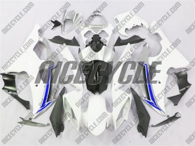 Yamaha YZF-R6 White/Blue Fairings